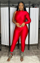 Load image into Gallery viewer, Love On Me | One Sleeved Jumpsuit - Aimak Beauty Apparel   
